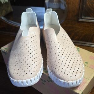 Ilse Jacobsen Adobe Rose Slip-On Shoes